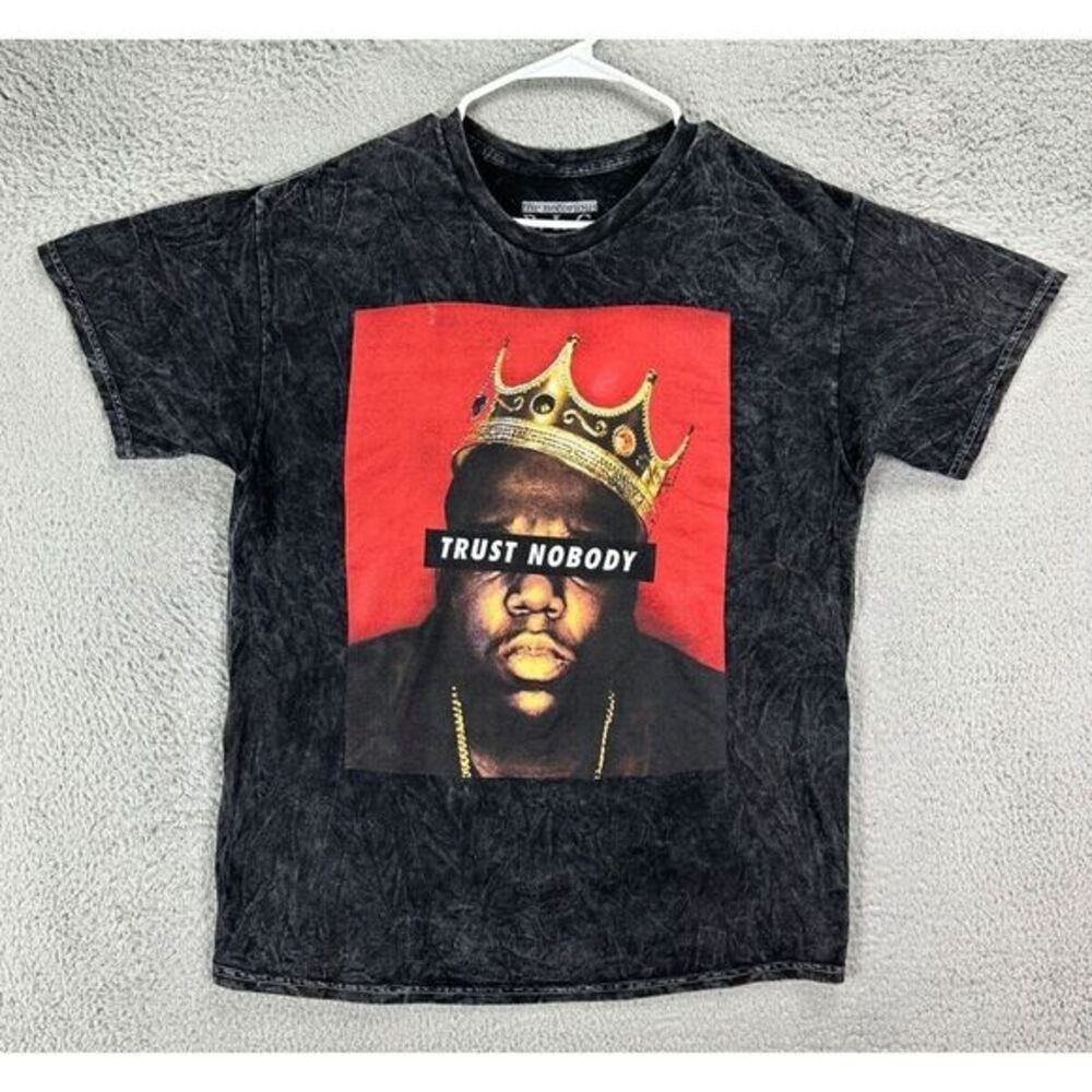 The Notorious B.I.G. Shirt Adult Extra Large Black Trust Nobody Cotton Tee Mens